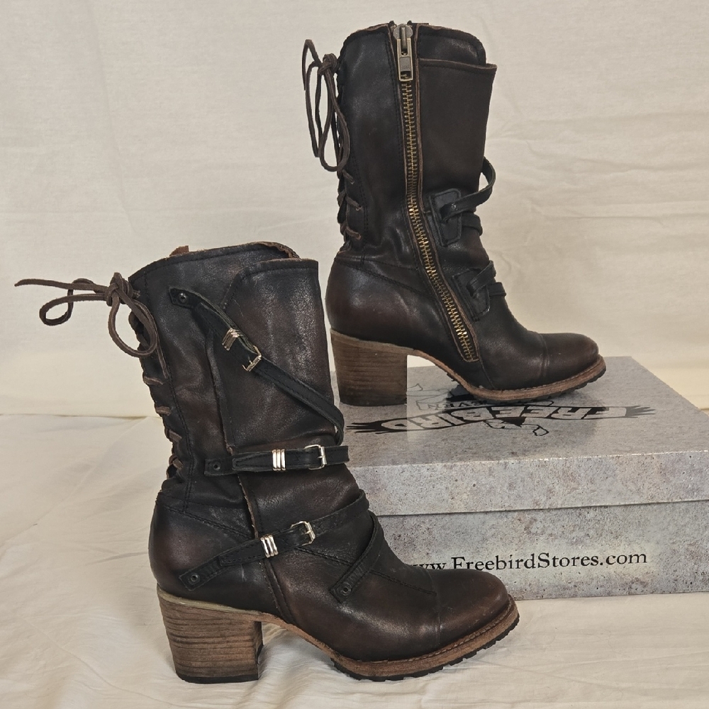 Freebird By Steven Cora Black Boots